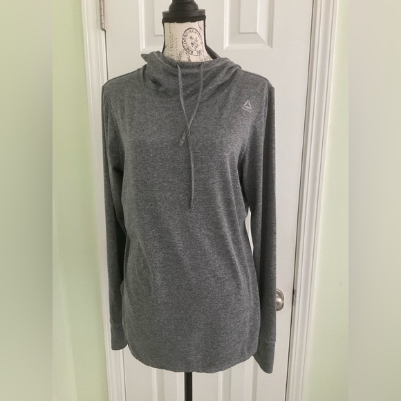 Reebok Charcoal Pullover Hoodie - Picture 1 of 9